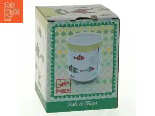 Dekoreret porcelænskop fra Djeco (str. 10x8 cm)