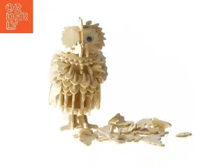 Træ ugle puslespil / byggesæt (str. 20 cm)