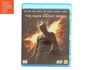 The Dark Knight Rises med Christian Bale (DVD)