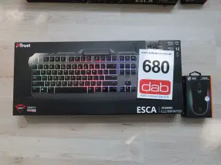 Trust gamer keyboard + mus