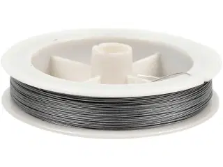 Smykkewire 0,38 mm - Sølv, 100 m Rulle
