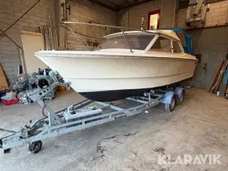 Motorbåd Fjord 21 med bådtrailer