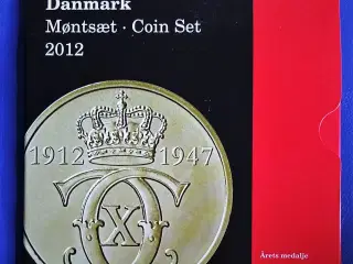 DET KGL MØNTSÆT 2012 med CHRISTIAN X MONOGRAM 