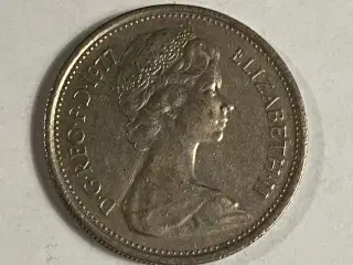 5 Pence England 1977
