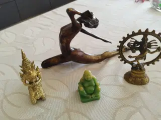 Broncefigurer, Jade figur (Buddha), Cow(parade)ko