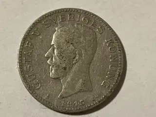 1 Krona 1915 Sweden - Silver