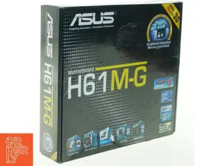 ASUS H61M-G bundkort fra Asus (str. 22x24,5 cm)