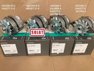 Generator, Opel Ascona-Kadett mfl.