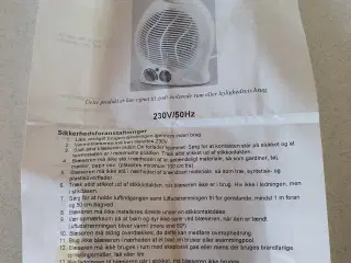 Næsten ny el-ovn, til varm og kold, GIV`ET BUD !