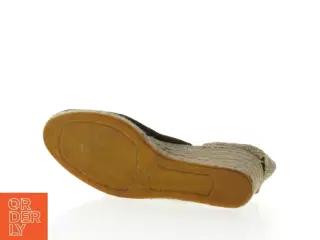 Espadrilles med bindebånd (str. 37)