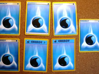 Pokemon - 7 forskellige water energy kort (6)
