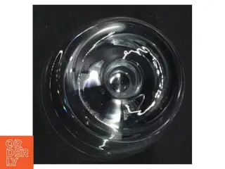 Graveret ølglas (str. 10,5 cm)