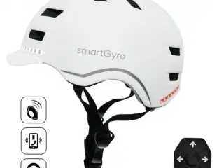 Hjelm til Elektrisk Løbehjul Smartgyro SMART PRO Hvid M