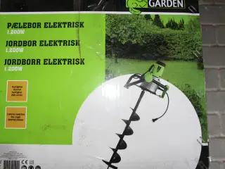Garden elektrisk pælebor.