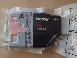 Brother printer. blæk LC1220. sort.BK og Rød. M.