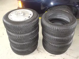 Næsten nye Michelin vinterhjul + sommerdæk
