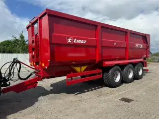 Tinaz 25 tons bagtipvogne På lager til omgående levering