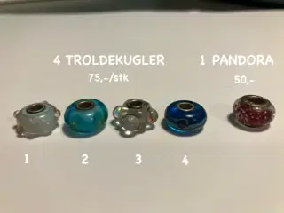 4 Troldekugler + 1 Pandora
