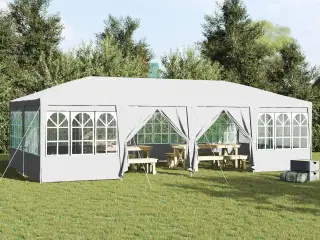 Party Tent Hvid 800 x 400 x 266 cm Polyester og Stål