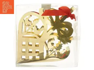 Julepynt i messing fra Golden Christmas (str. 21x22x10 cm)