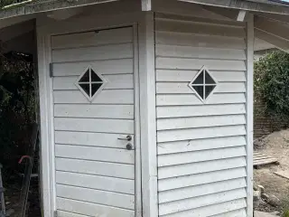 Pavillon/haveskur sekskantede 
