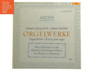 Orgelwerke LP af Kreb og Pachelbel fra Archiv Produktion
