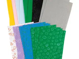 Hobbyfilt, ark 21x30 cm, tykkelse 1 mm, Indhold kan variere, ass. farver, 24ark/ 1 pk.