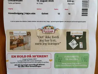 REVY billetter Cirkusrevyen