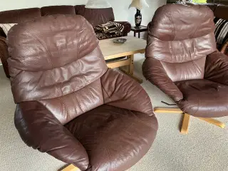 2 Læderstole 