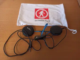 Outdoor tech headset til hjelm/hue