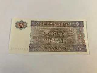 5 Kyats Myanmar