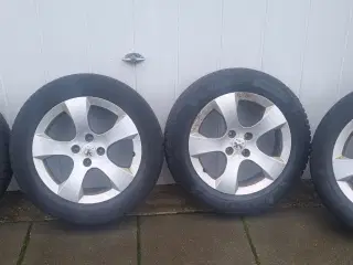4 stk. Vinterhjul (Original Peugeot alu. hjul) 