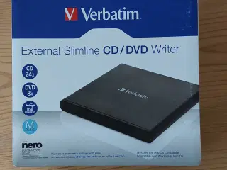 Verbatim External Slimline CD/DVD Writer