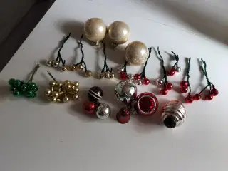 Diverse 58 Gamle glas julekugler