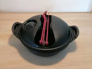 Tupperware micro skål med bestik