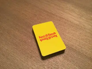 Bosch reklame spillekort 