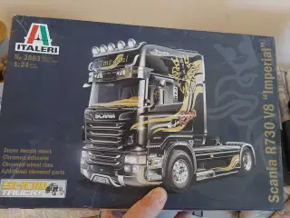 Model lastbil og trailer 