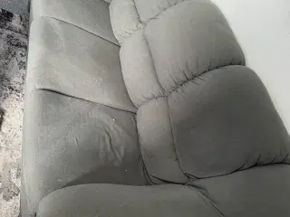 Sofa 3 Pers grå stof