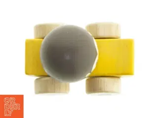Træbil med abe-design fra &#214;ko Toys (str. 10 cm)