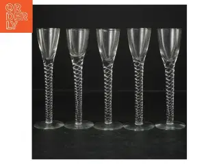 Snapseglas, 5 styk (str. 16,5 cm. 5 styk)