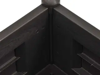Højbed 100x43x35 cm PP antracitgrå