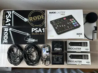 Røde Procaster sæt