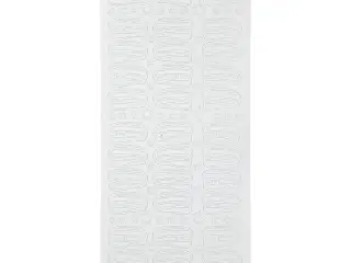 Selvklæbende Studenterhue Stickers - 10x23 cm, Hvid