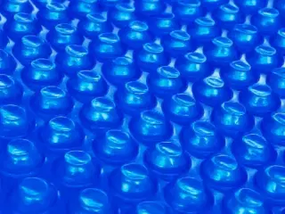 Poolovertræk 356 cm PE blå