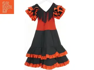 Flamenco kjole (str. 116) udklædning