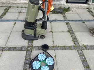 Rigtig god og altid pålidelig quatro gulvsliber