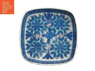 Royal Copenhagen / Aluminia – firkantet fad/tallerken (str. Ø 17,5 cm)