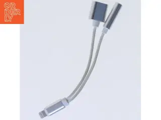 Lightning til 2x Mini Jack Adapter (str. 13,5 cm)