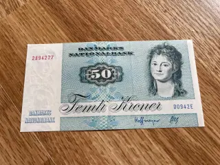 Bankfrisk 50 kr seddel 