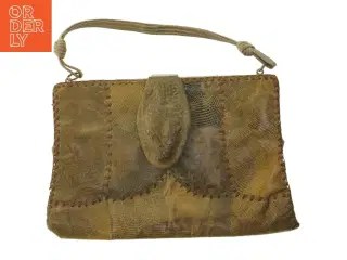Vintage taske af slangeskind (str. 27 x 17 cm)
